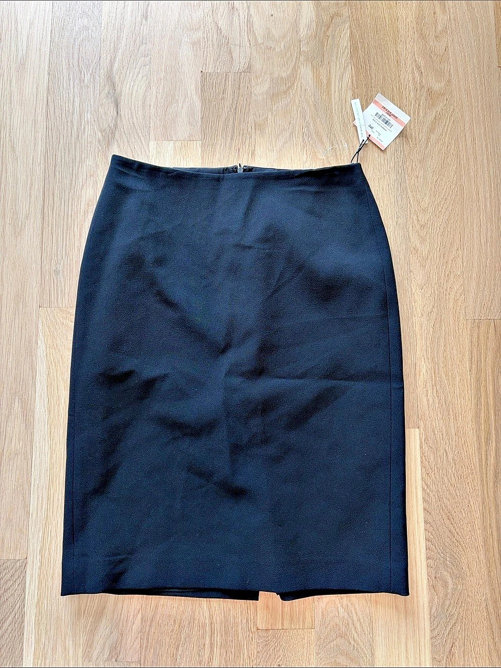 Ann Klein Midi Pencil Skirt Black Size 2 NWT
